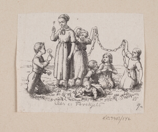 H.P. Hansen, Illustration til "Der er Forskjel" i H.C. Andersen, "Eventyr og Historier", Bind 2
