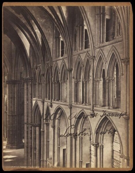 Francis Frith, Across Transept.  Lincoln Cath'l