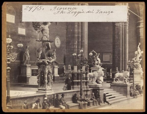Francis Frith, Florence.  The Loggia de Lanzi