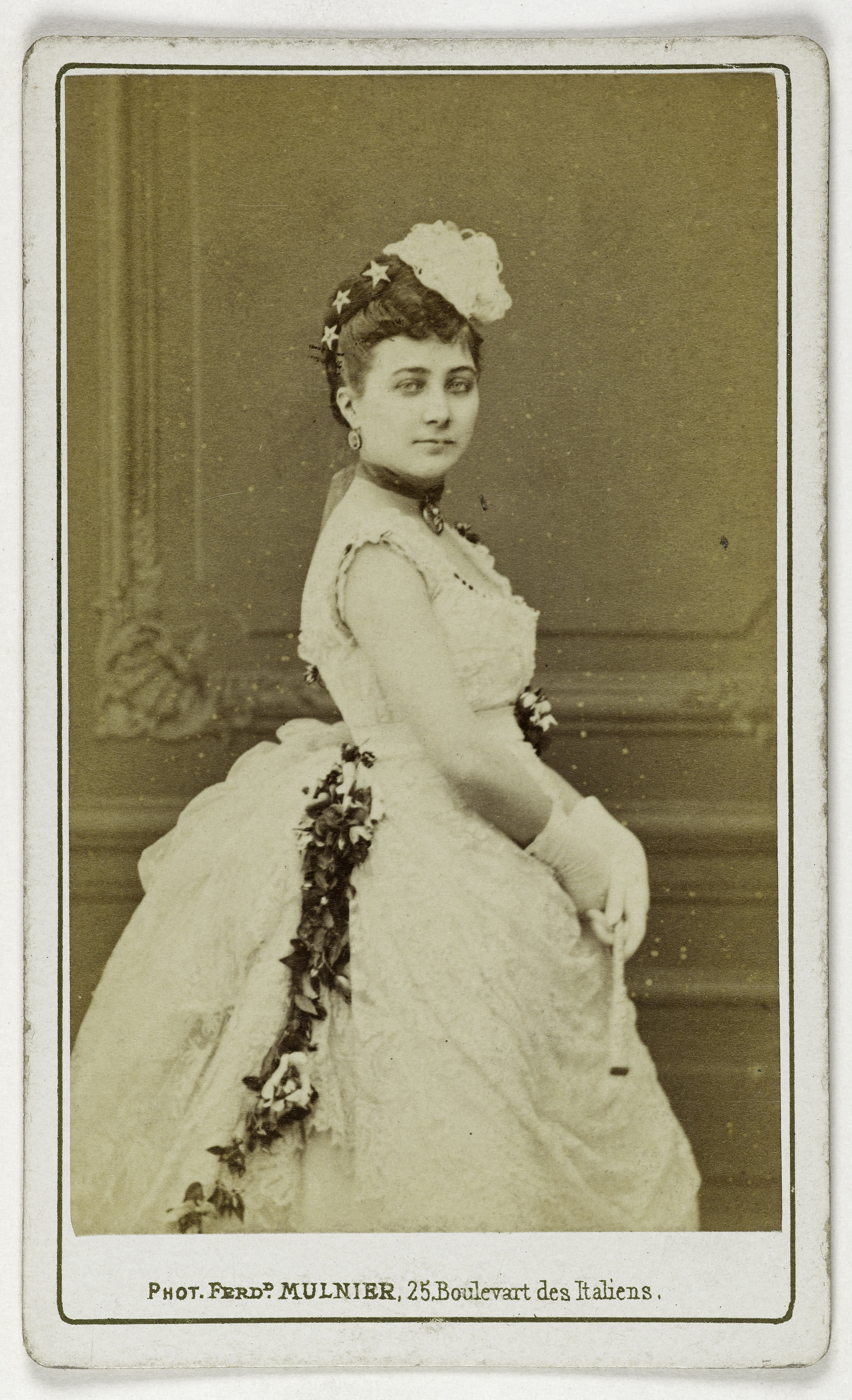 Ferdinand Mulnier, Portrait de Helmont, dite Marie (M. Hassenbut), actrice