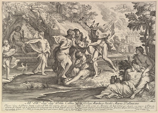 Andrea Procaccini, Bacchus as a child given by Mercury to the care of the Nymphs