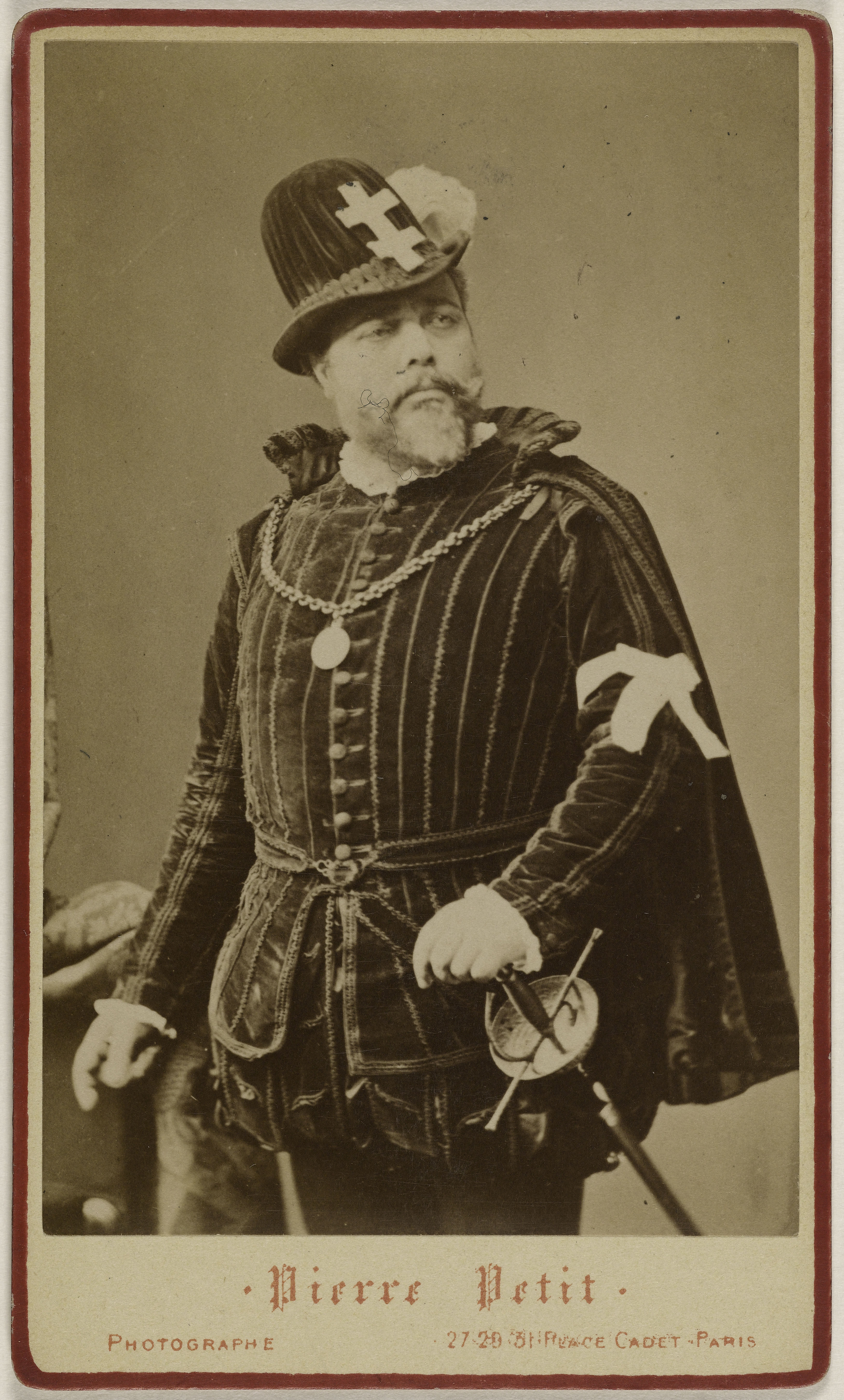 Pierre Petit, Portrait de Bataille, Charles Amable, (1822-1872), (baryton-basse)