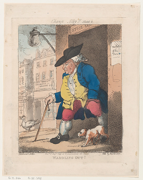 Thomas Rowlandson, Waddling Out!