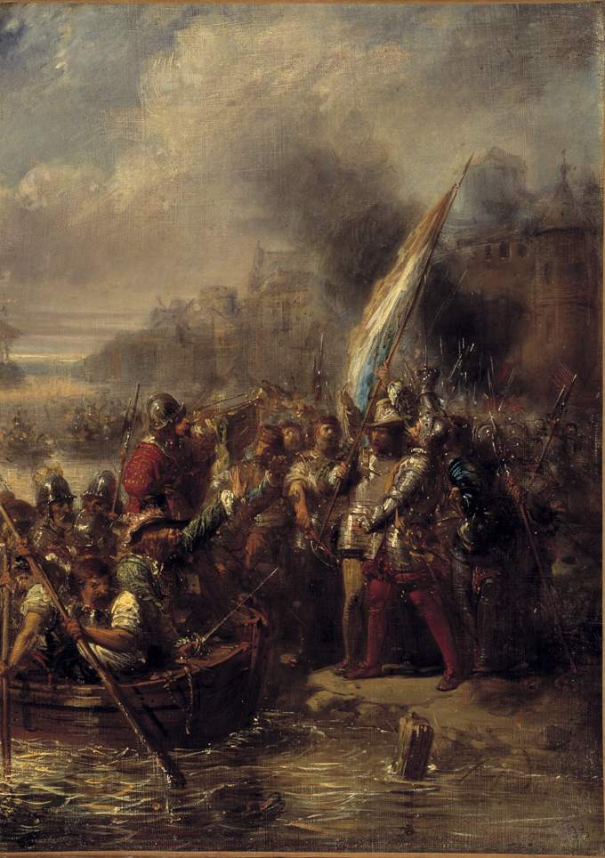 Johannes Hinderikus Egenberger, Anno 1572. De inneming van Den Briel