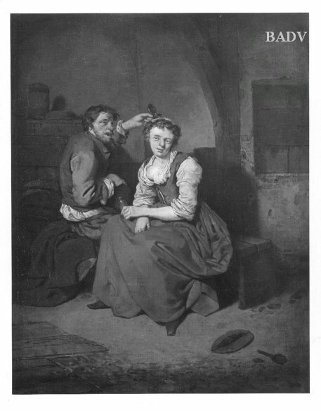 Cornelis Pietersz Bega, Interior, a drinking couple