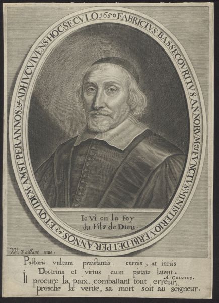 Wallerant Vaillant, Portrait of Fabricius Bassecourtius