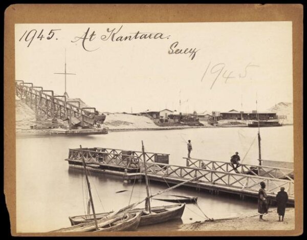 Francis Frith, At Kantara.  Suez