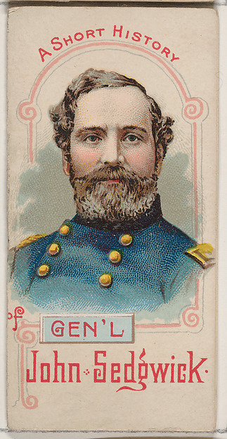 W. Duke, Sons & Co., A Short History of General John Sedgwick, from the Histories of Generals series of booklets (N78) for Duke brand cigarettes