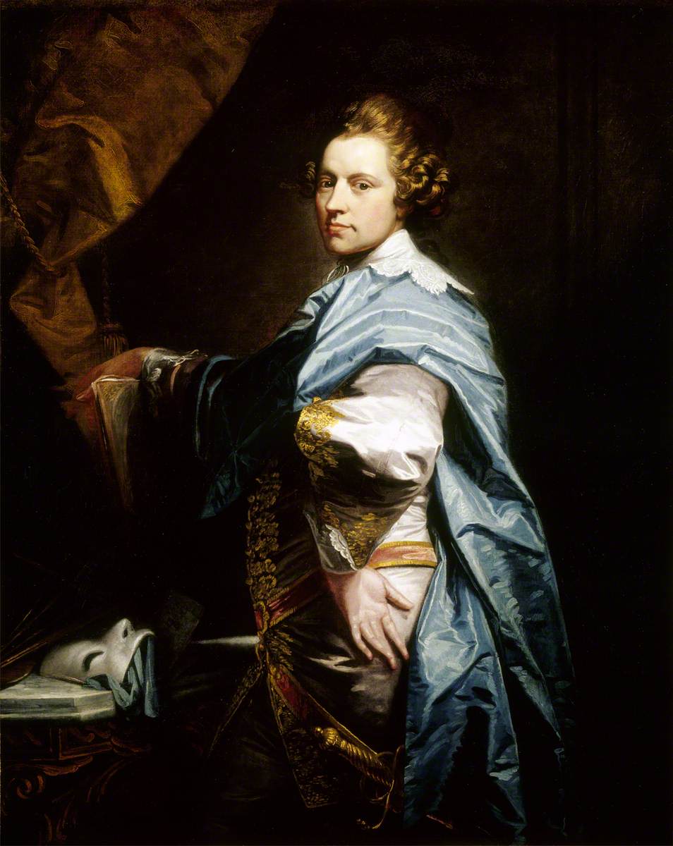 Richard Cosway, Self-portrait in Masquerade-dress