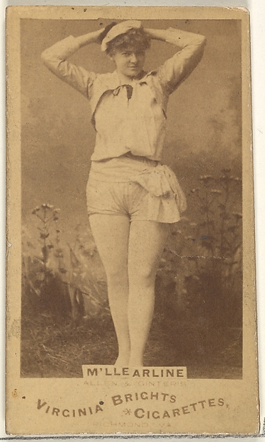 Allen & Ginter, M'lle Arline, from the Actors and Actresses series (N45, Type 1) for Virginia Brights Cigarettes