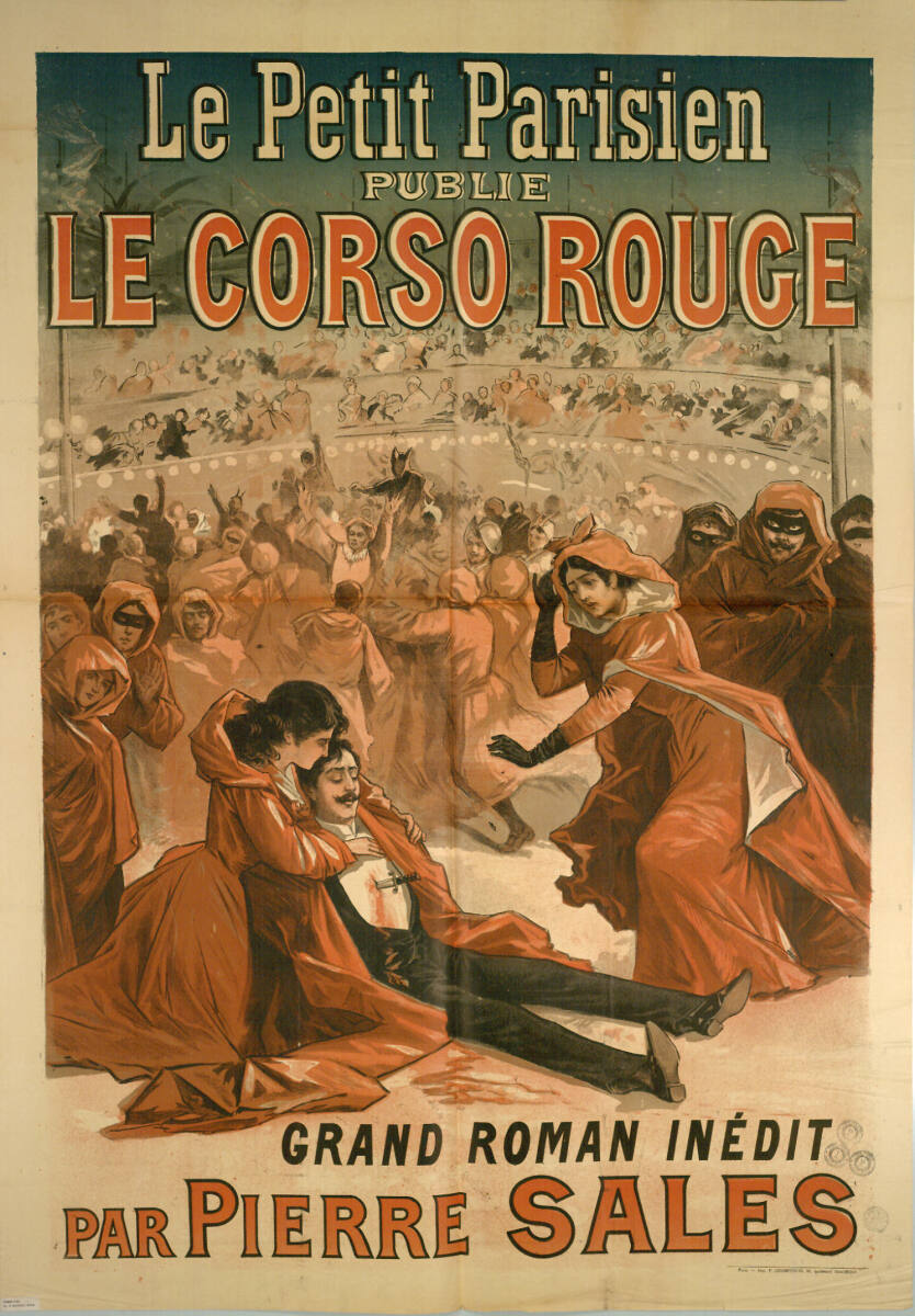 Anonym, Le Petit Parisien PUBLIE LE CORSO ROUGE; PAR PIERRE SALES