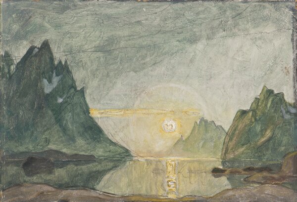 Anna Boberg, Midnattssol. Studie från Nordlandet