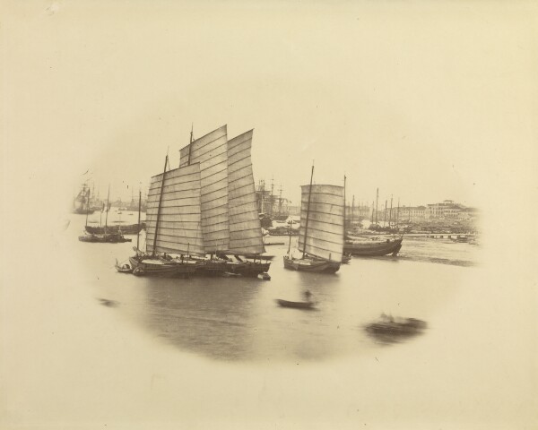 Felice Beato, Junks, China