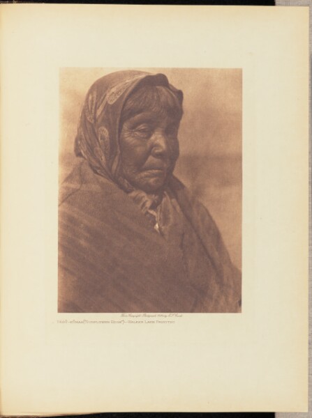 Edward S. Curtis, Páḣû-kûmaa ("Sunflower Edge") - Walker Lake Paviotso