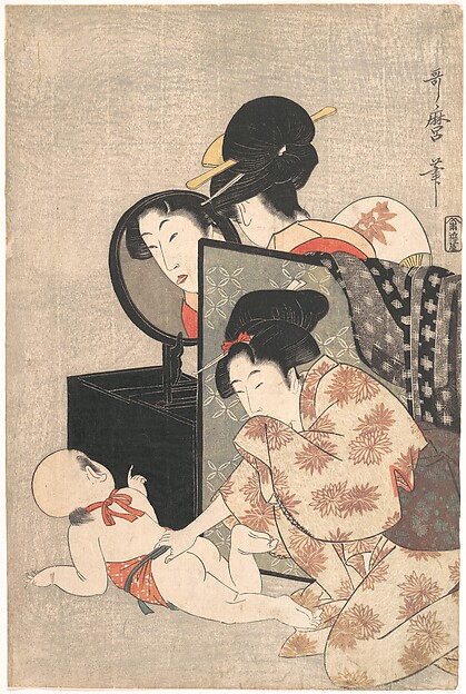 Kitagawa Utamaro, Mother and Child