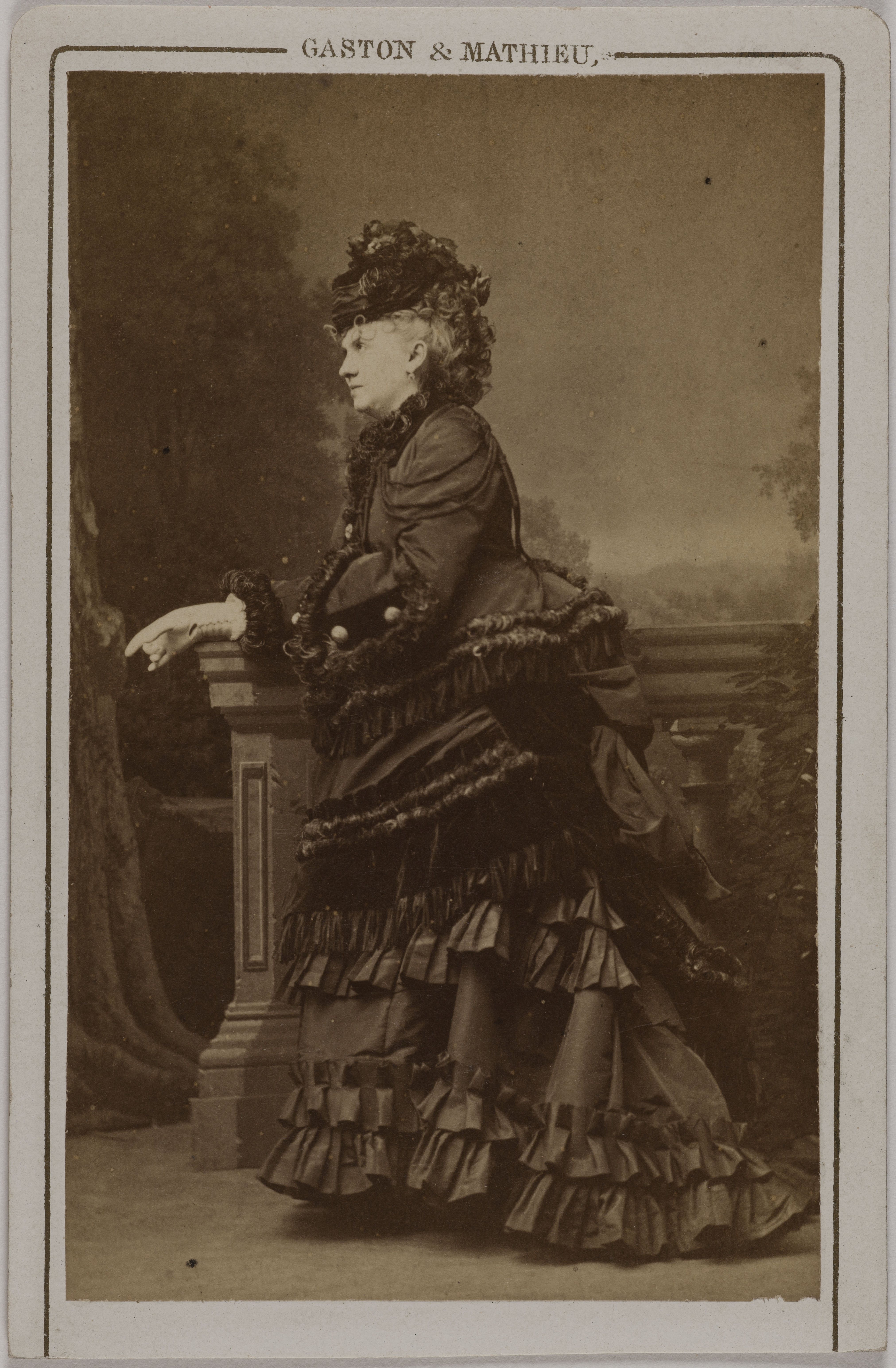 Gaston & Mathieu, Portrait de Blanche d'Antigny (Maria Ernestine Antigny, dite), (1842-1874), (actrice)