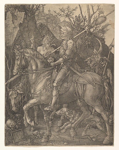 Albrecht Dürer, Knight, Death, and the Devil