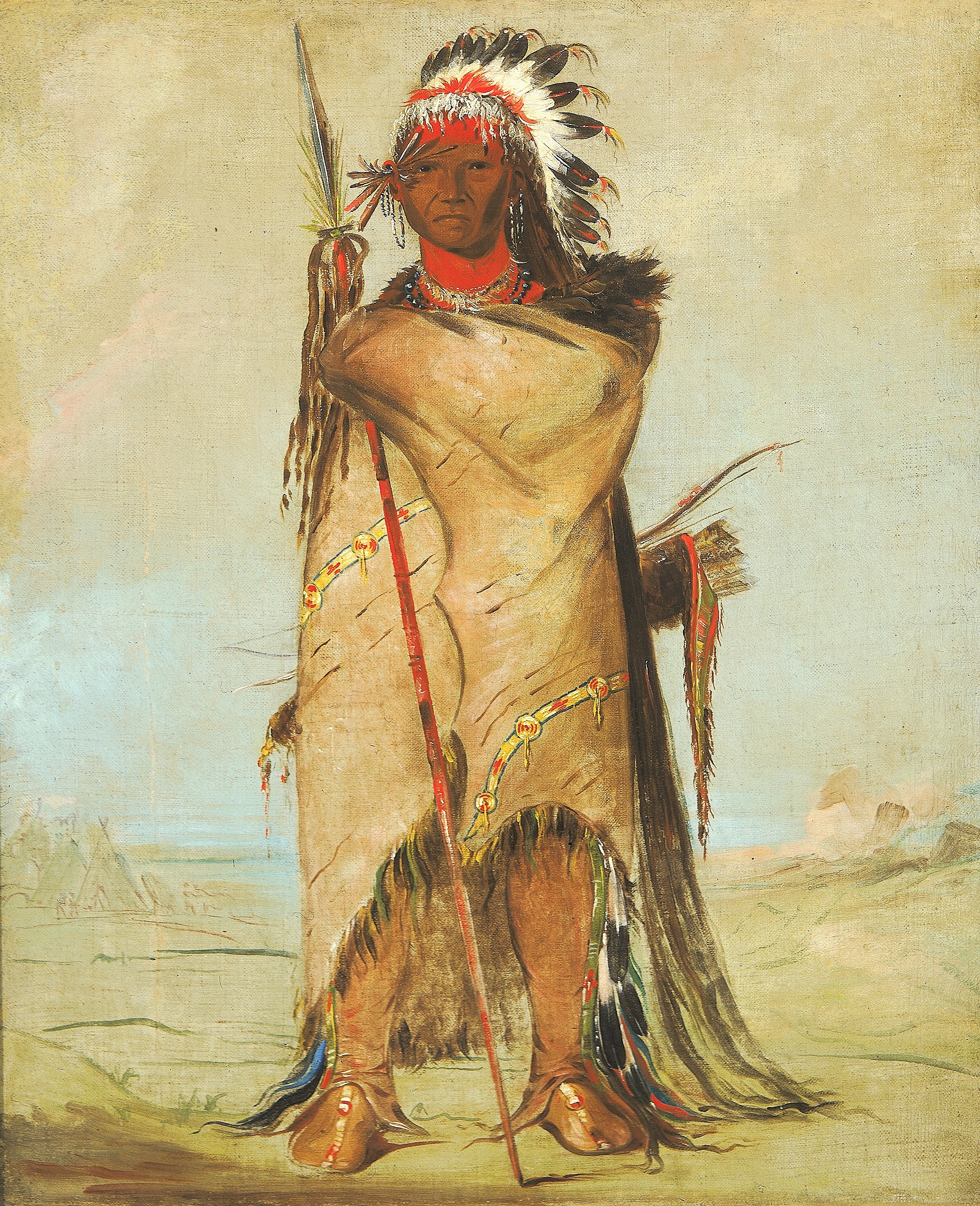 George Catlin, Hó-ra-tó-a, a Brave