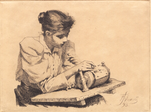 Frans Schwartz, Kniplersken
