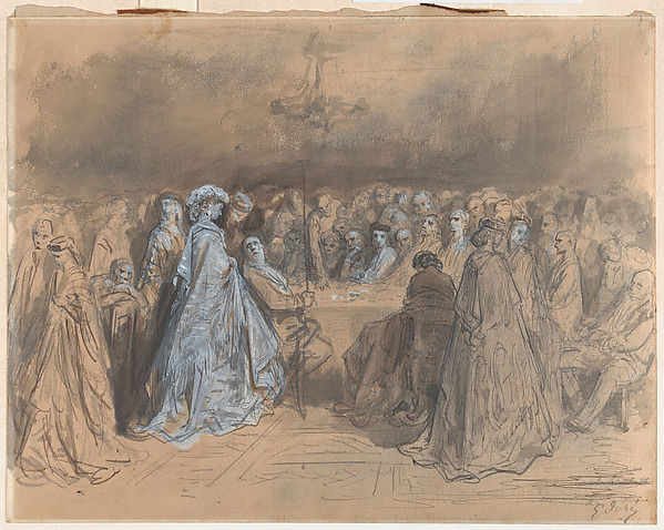 Gustave Doré, Pauline Viardot Gambling at Baden-Baden