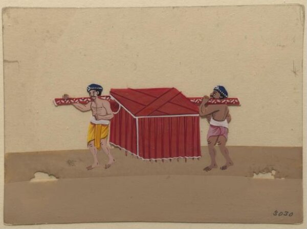 Unknown, One of twelve drawings depicting methods of transport