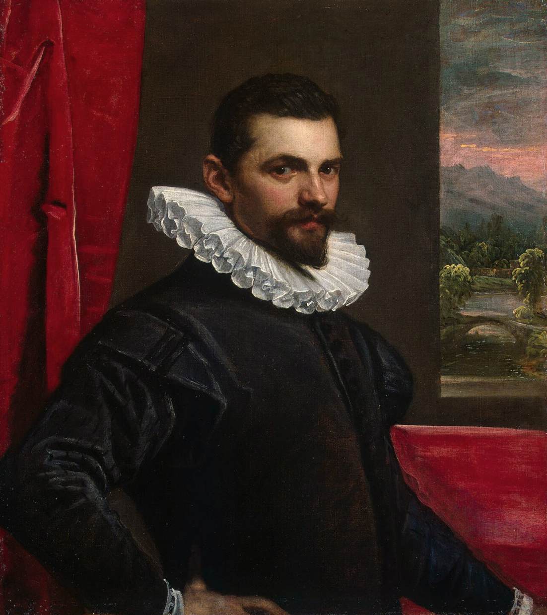 Domenico Tintoretto, Portrait of a Man (Francesco Bassano?)