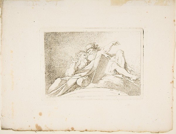 Jean Honoré Fragonard, Moses and a Prophet