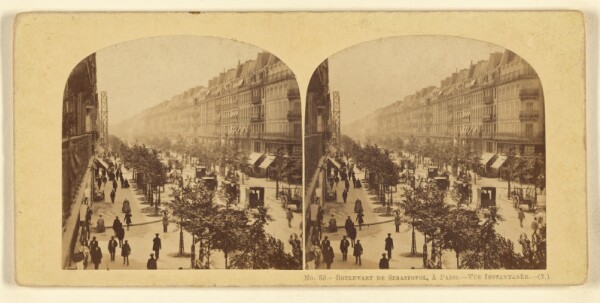 London Stereoscopic and Photographic Company, Boulevart de Sebastopol, a Paris. Vue Instantanee.