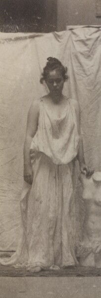 Thomas Eakins, [Weda Cook in Classical Costum in Eakins's Chestnut Street Studio]