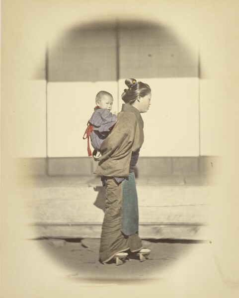 Felice Beato, Mother with Child in Bunting