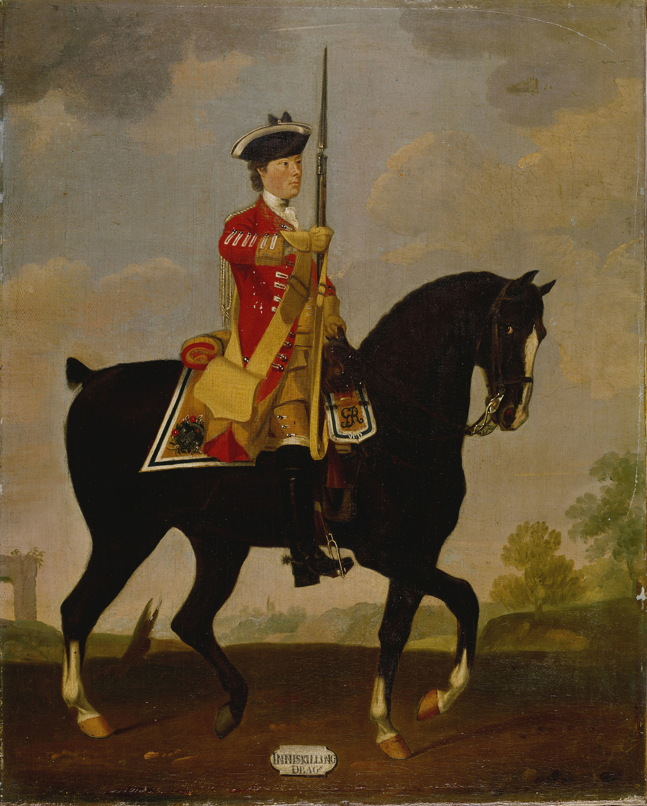 David Morier, Private, 6th Inniskilling Dragoons, 1751.