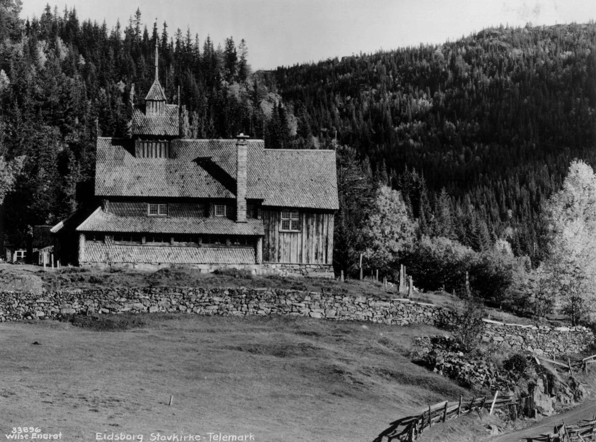 Anders Beer Wilse, Eidsborg stavkirke