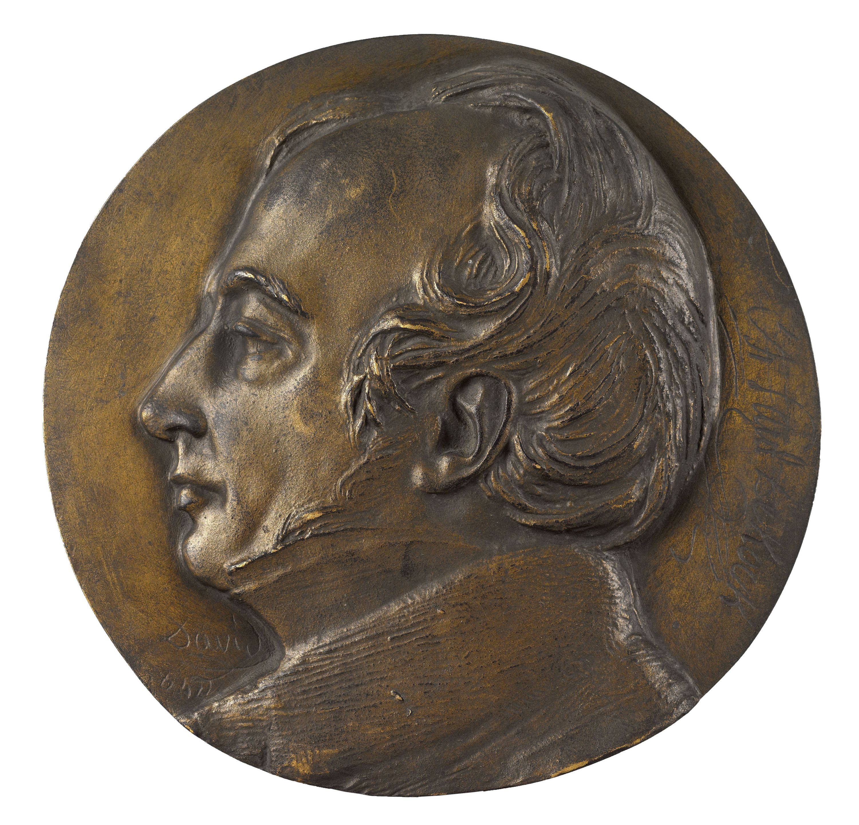 David d'Angers, Portrait de Charles-Paul de Kock (1794-1871), romancier et auteur dramatique