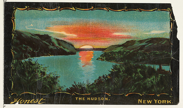 W. Duke, Sons & Co., The Hudson River, from the Transparencies series (N137) issued by W. Duke, Sons & Co. to promote Honest Long Cut Tobacco