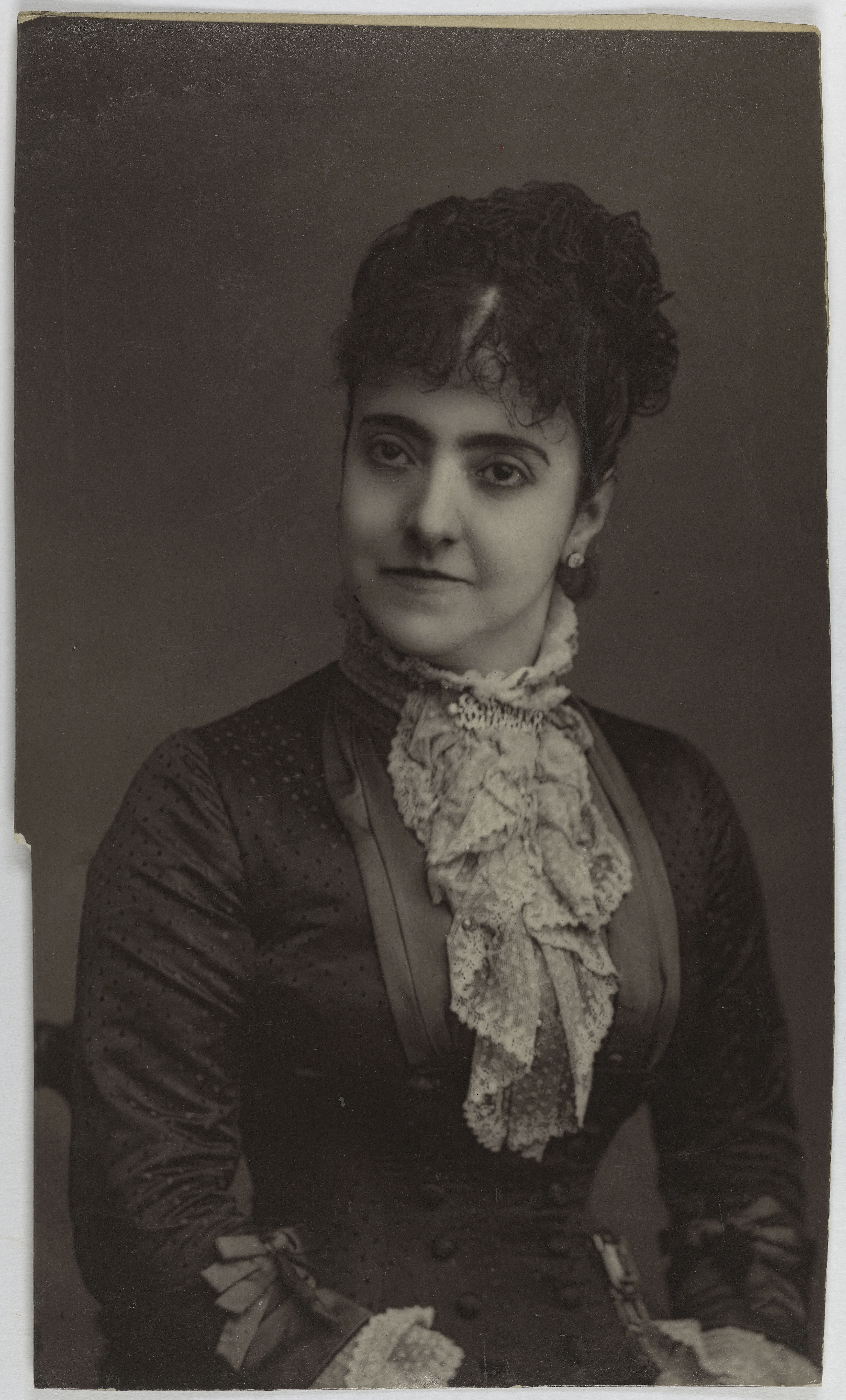 Anonyme, Portrait de Patti Adelina, (Adela-Juana-Maria, dite), (1843-1919), (chanteuse lyrique)