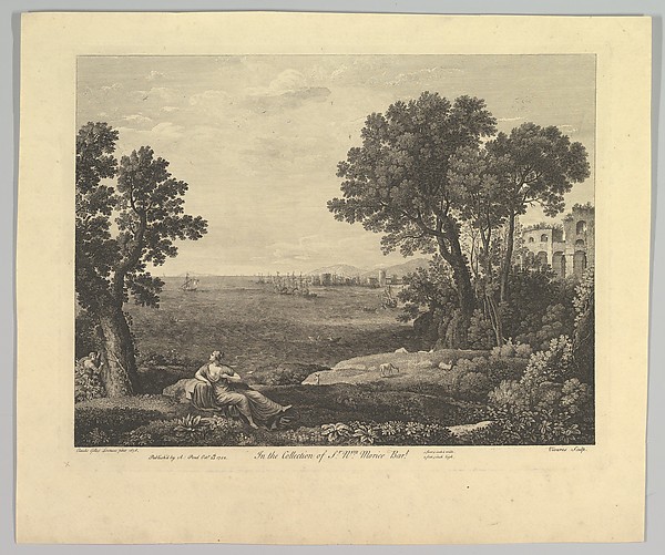 Claude Lorrain (Claude Gellée), Seascape with Bacchus and Ariadne