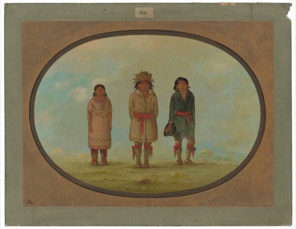 George Catlin, Three Creek Indians