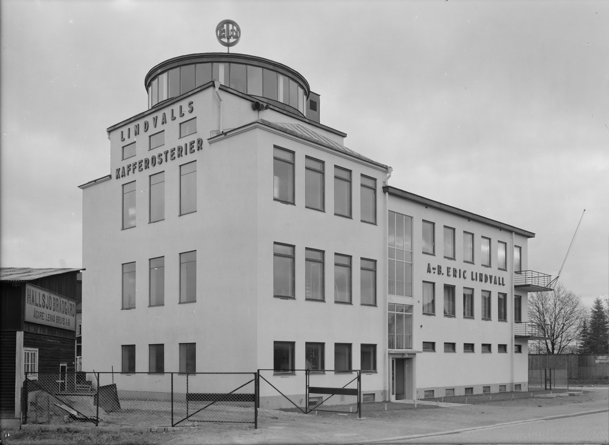 Paul Sandberg, AB Eric Lindvall, Kungsgatan, Uppsala 1940