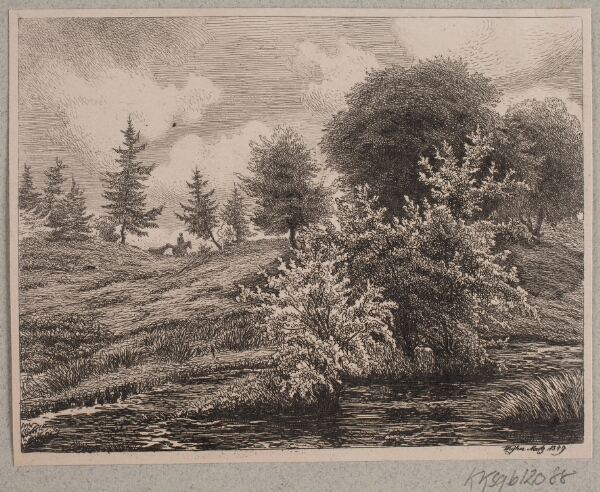Vilhelm Kyhn, Bakker ved en mose