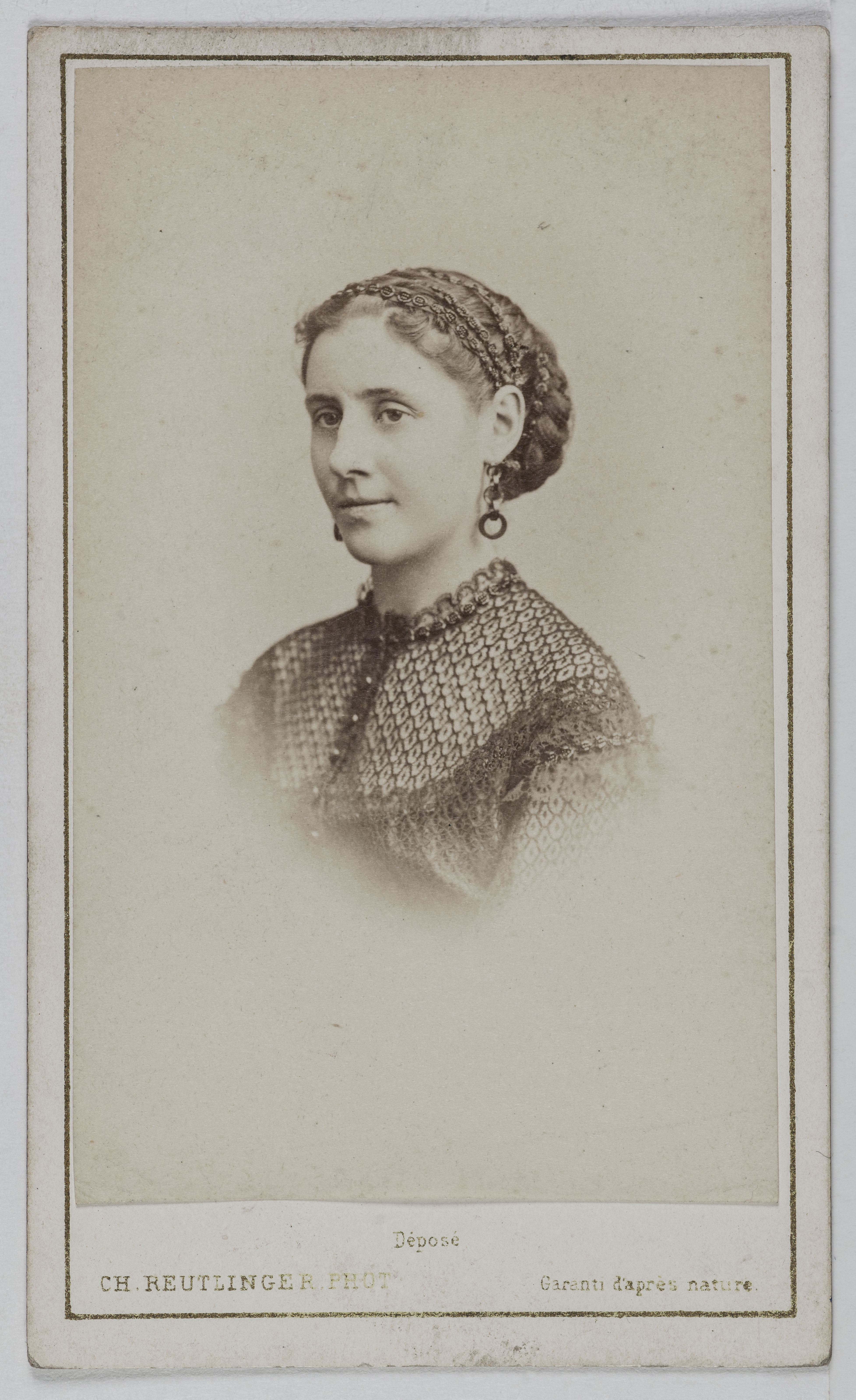 Charles Reutlinger, Portrait de Jeanne Marie de Lissy, (actrice)