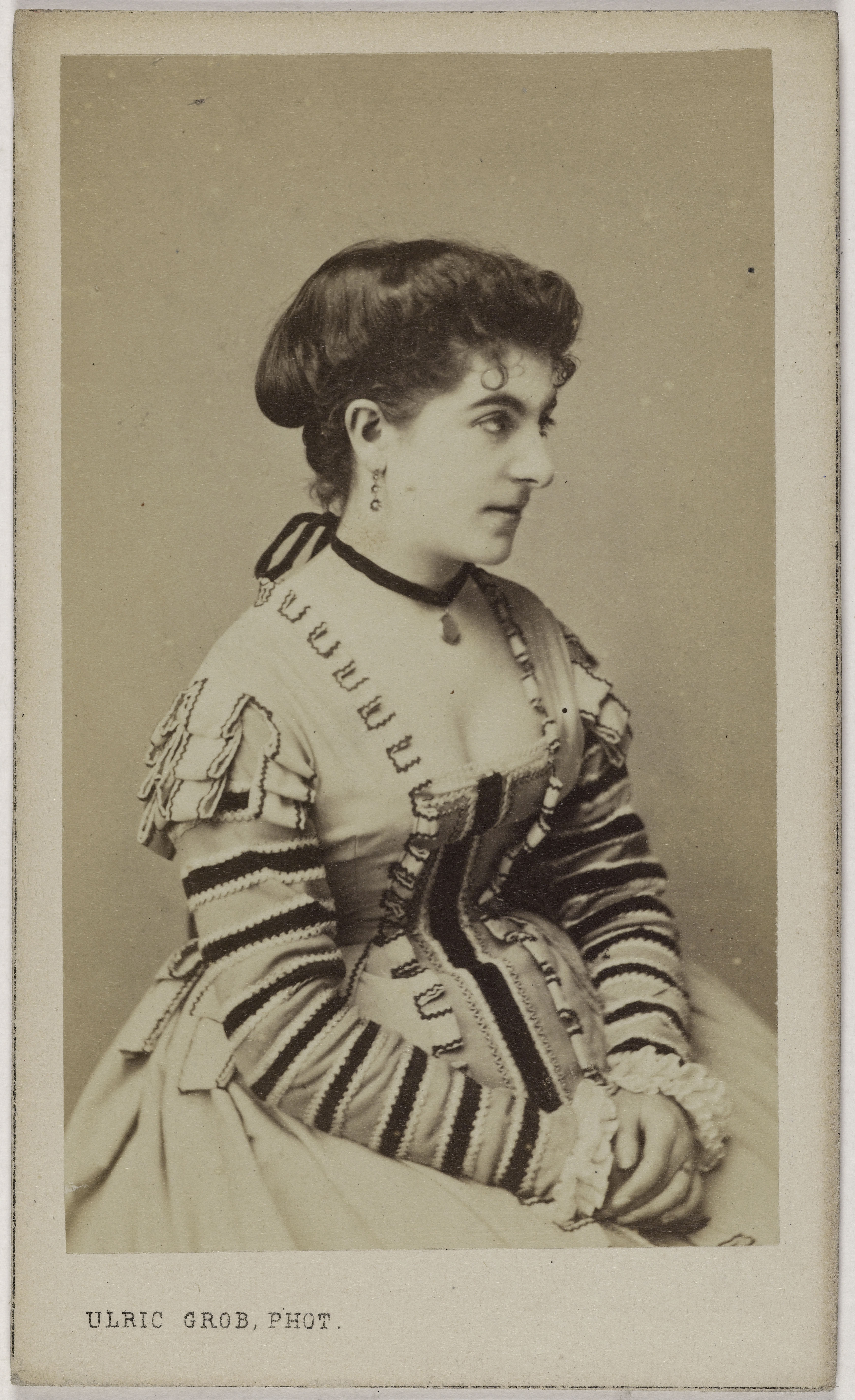 Ulric Grob, Portrait d'A. Daroux (actrice)