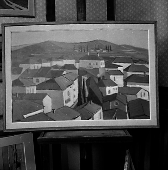 Knut Borg, Tavla. Gösta Thålin