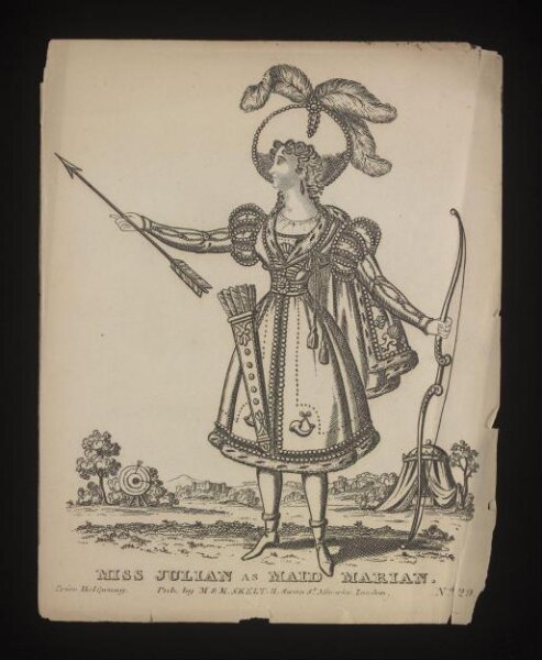 Unknown, Miss Julian as Maid Marian