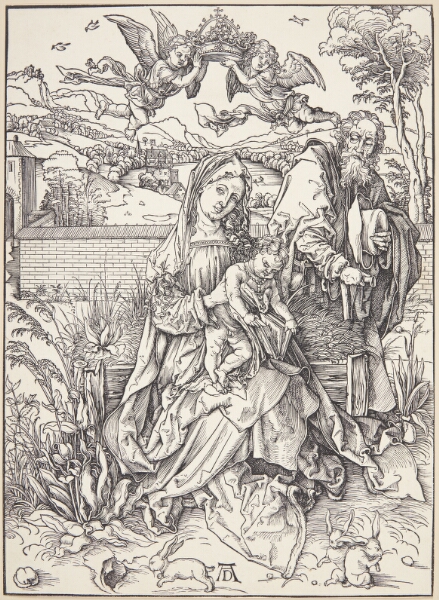 Albrecht Dürer, Den hellige familie med tre harer