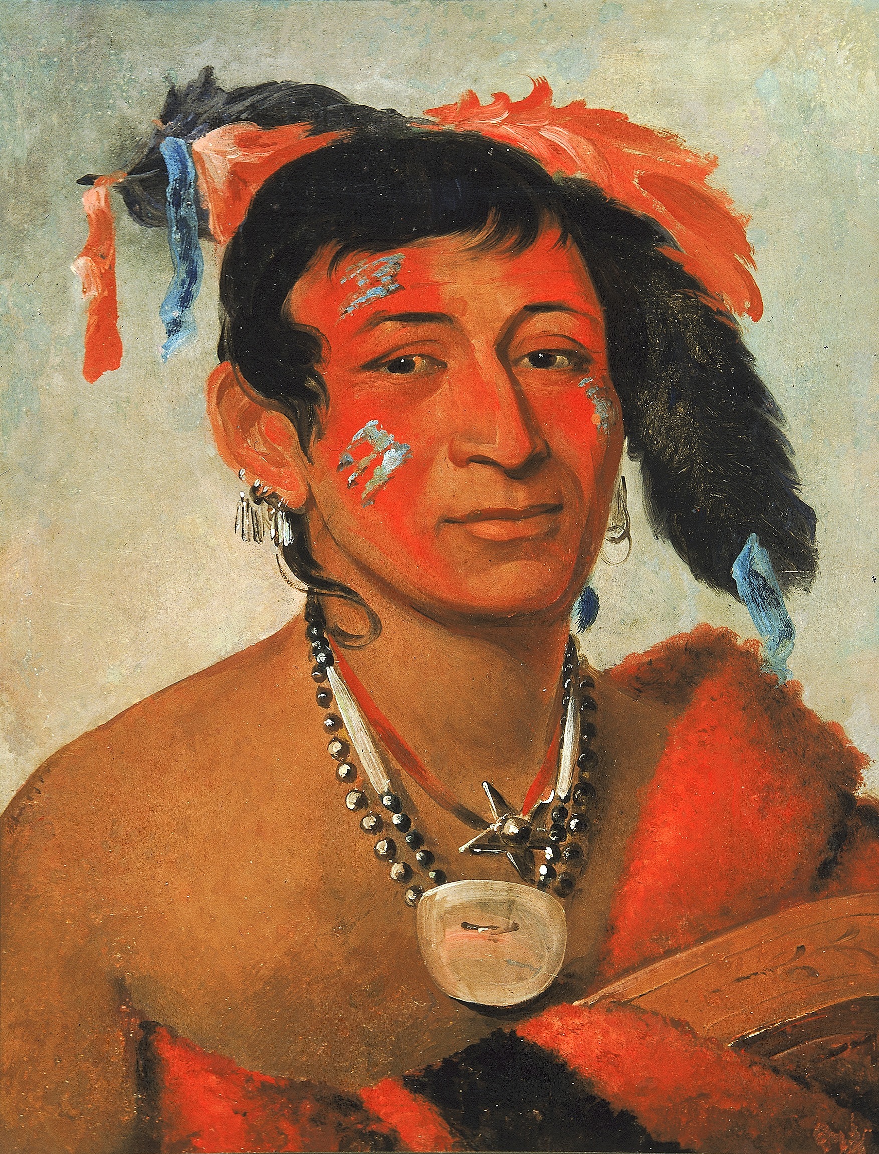 George Catlin, Sha-wá-no, The South, a Noted Warrior