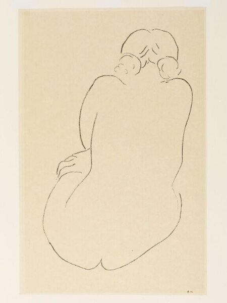 Henri Matisse, Nu assis de dos