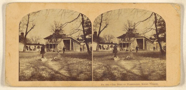 William England, The Home of Washington, Mount Vernon.