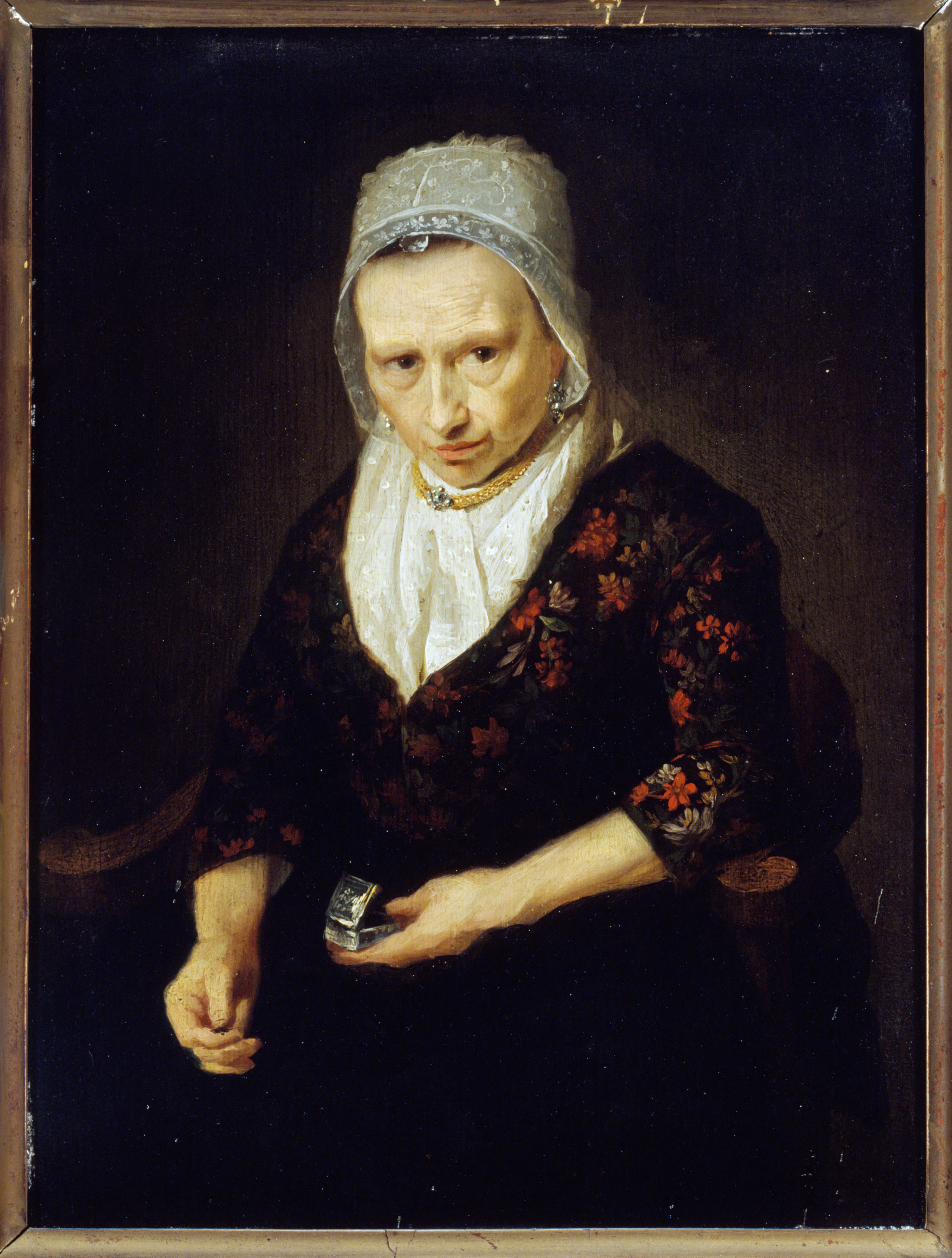 Johann-Bernhard Scheffer, Vieille femme prisant