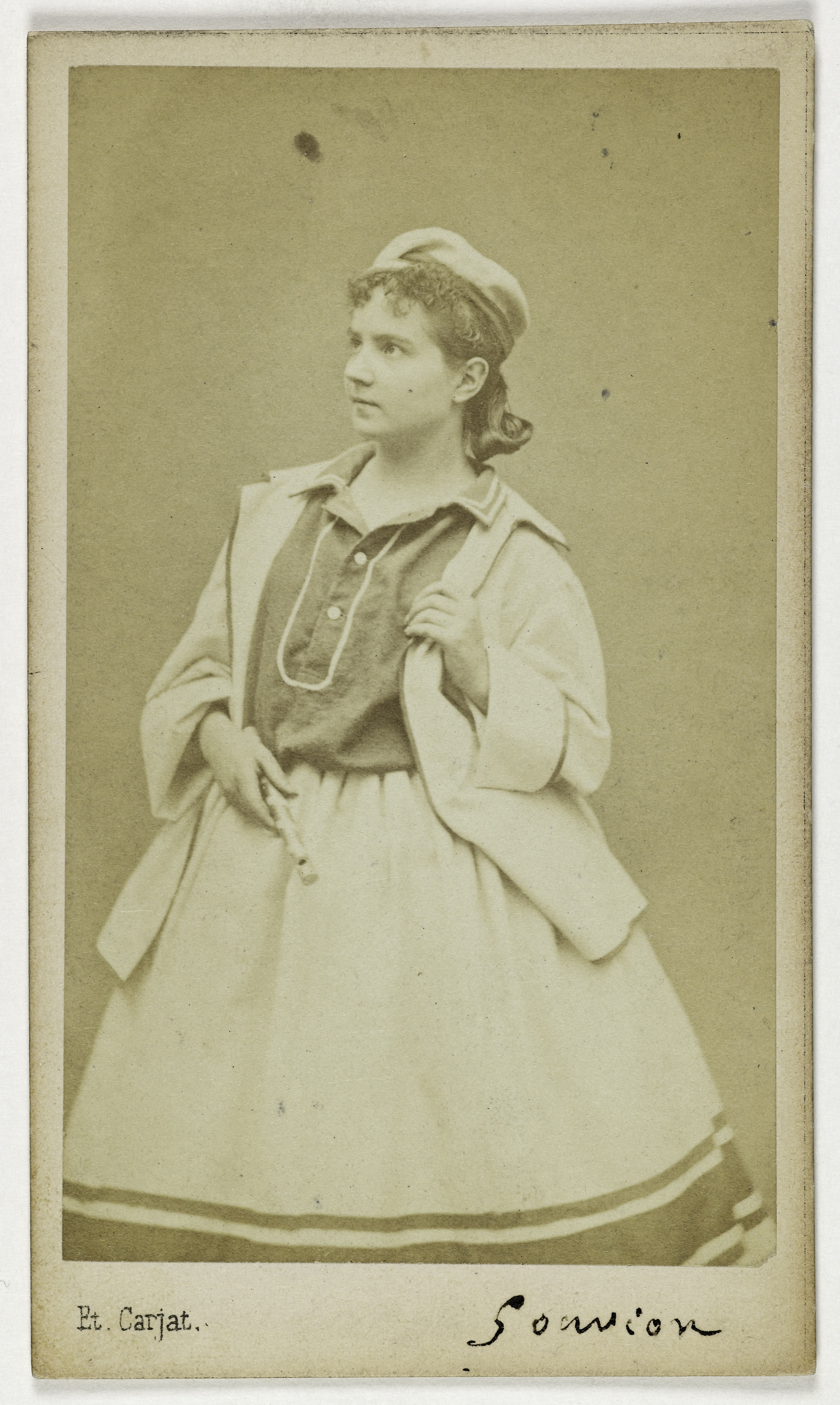 Carjat & Cie, Portrait de Gouvion Blanche, (actrice)