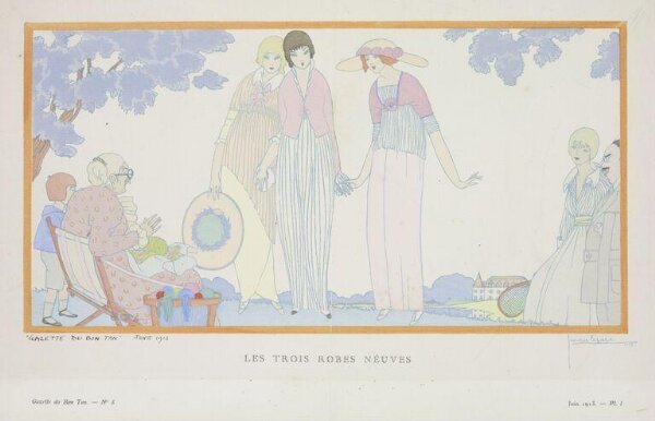 Lepape, Georges, Les Trois Robes Neuves